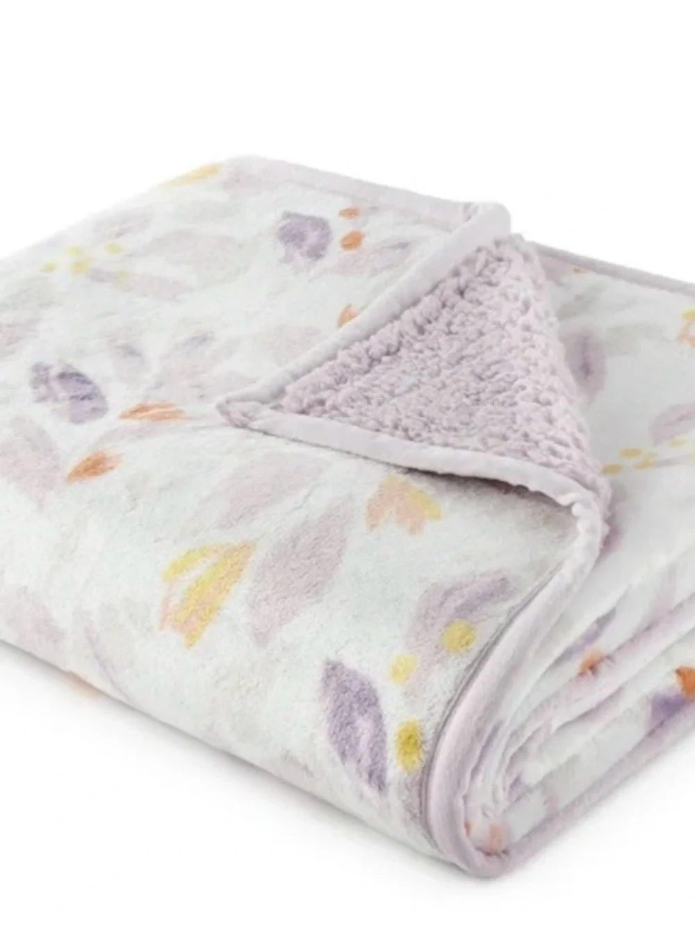 Velvet Plush Sherpa Throw 60